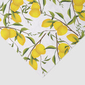 Papier Mousseline Branches de citronniers d'été (Détail)