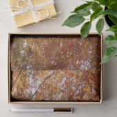 Papier Mousseline Branches de la nature d'automne Feuille orange (Cadeau)