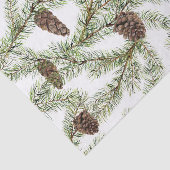 Papier Mousseline Branches de pins et cônes Noël, Nouvel An (Détail)
