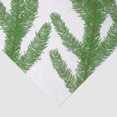 Papier Mousseline branches de sapin de Noël (Détail)