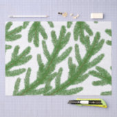 Papier Mousseline branches de sapin de Noël (Artisanat)