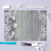 Papier Mousseline Branches et lanternes en fleurs de cerisier Mariag (Artisanat)