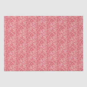 Papier Mousseline Branches généreuses Rouge et blanc Photo Noël