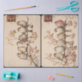 Papier Mousseline Branchy Birds (Artisanat)