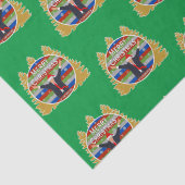 Papier Mousseline Brandon Noël Trump Snowflake Holiday (Détail)