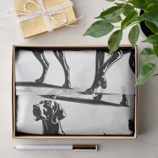 Papier Mousseline braque de Weimar  (Cadeau)