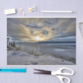 Papier Mousseline Bras de Turnagain de solstice d'hiver (Artisanat)