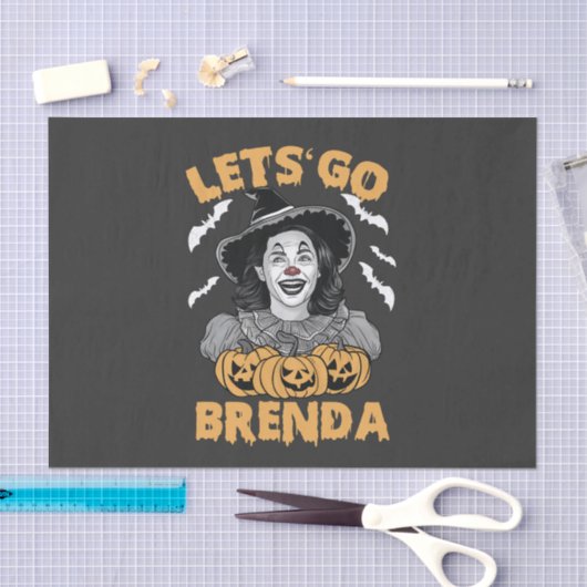 Papier Mousseline Brenda Éffrayant Halloween Kamala Harris (Artisanat)