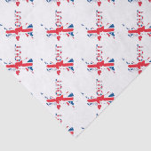 PAPIER MOUSSELINE BREXIT UNION JACK (Détail)