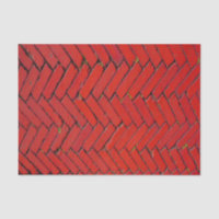 Brick rouge Chevron