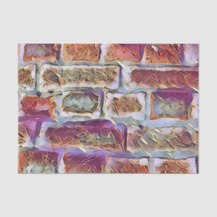 PAPIER MOUSSELINE BRICK WALL