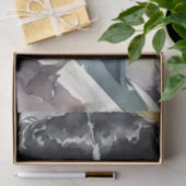 Papier Mousseline Bride aquarelle de Frankenstein (Cadeau)