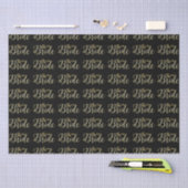 Papier Mousseline Bride Modern Parties scintillant Texte Motif sans  (Artisanat)