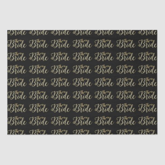 Papier Mousseline Bride Modern Parties scintillant Texte Motif sans  (Recto)