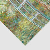 Papier Mousseline Bridge over a Pond of Water Lilies by Claude Monet (Détail)