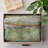 Papier Mousseline Bridge over a Pond of Water Lilies by Claude Monet (Cadeau)