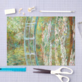Papier Mousseline Bridge over a Pond of Water Lilies by Claude Monet (Artisanat)