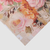 Papier Mousseline Bright & Beautiful Floral Collage with Torn Paper (Détail)