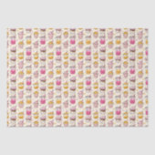 Papier Mousseline Bright Boba Tea Motif (Recto)