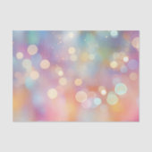 Papier Mousseline Bright coloré, bokeh pastel, étincelles floues (Recto)