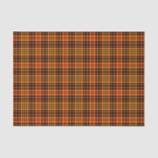 Papier Mousseline Bright Fall Plaid (Recto)