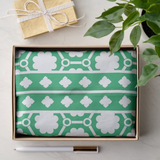 Papier Mousseline Bright Green Modern Bone Inlay Decoupage Paper (Cadeau)