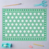 Papier Mousseline Bright Green Modern Bone Inlay Decoupage Paper (Artisanat)