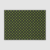 Papier Mousseline Bright Green Star Pattern (Recto)