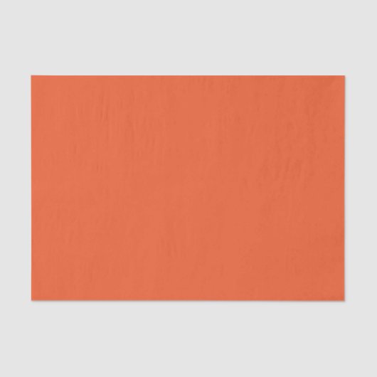 Papier Mousseline Bright Orange Minimalist Solid Background (Recto)
