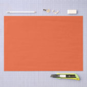 Papier Mousseline Bright Orange Minimalist Solid Background (Artisanat)
