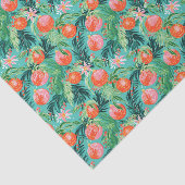 Papier Mousseline Bright Palm Beach Ornements de Noël Aquarelle (Détail)