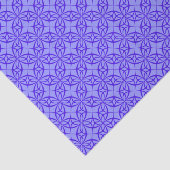 Papier Mousseline Bright Purple Filigree Pattern (Détail)