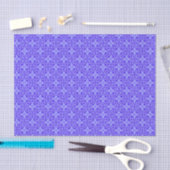 Papier Mousseline Bright Purple Filigree Pattern (Artisanat)