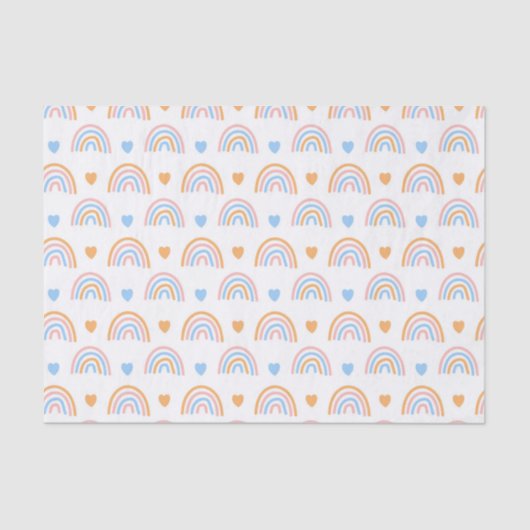 Papier Mousseline Bright Rainbow Decoupage (Recto)
