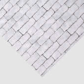 Papier Mousseline Briques blanches (Détail)