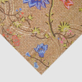 Papier Mousseline Brocade en or rouge impériale de Nanjing (Détail)