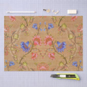 Papier Mousseline Brocade en or rouge impériale de Nanjing (Artisanat)