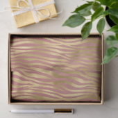 Papier Mousseline Broche d'or Red Zebra (Cadeau)