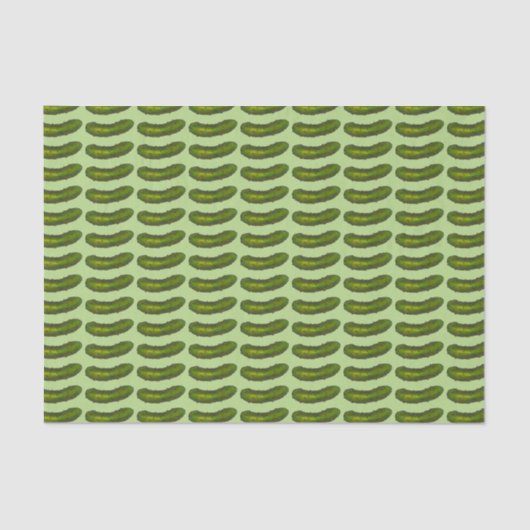 Papier Mousseline Brochet vert Kosher Deli Sour Pickles (Recto)