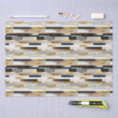 Papier Mousseline Brochures Bond en briques Motif géométrique (Artisanat)