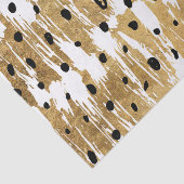 Papier Mousseline Brochures d'or Pois d'art moderne (Détail)