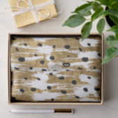 Papier Mousseline Brochures d'or Pois d'art moderne (Cadeau)