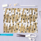 Papier Mousseline Brochures d'or Pois d'art moderne (Artisanat)