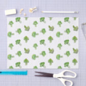 Papier Mousseline Brocoli - Parcellier - Ouvert (Artisanat)