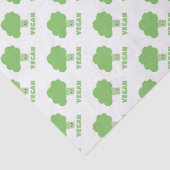 Papier Mousseline Brocoli végétalien (Détail)