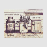 Brocs rustiques ton sépia vintage