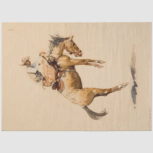 Papier Mousseline Bronco sauvage d'Edward Borein