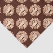 Papier Mousseline Bronze (Détail)