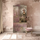 Papier Mousseline Bronze Blush, Gold Hummingbird, Embossed Floral