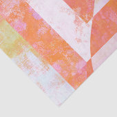 Papier Mousseline Brosse orange no 1 - Papier de papier de fond mixt (Détail)